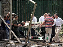 Seven people have been killed and about 100 injured in a massive blast outside the Australian embassy in Indonesia's capital, Jakarta.